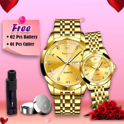 Couple Watch by Olievs Stainless Steel fashionable