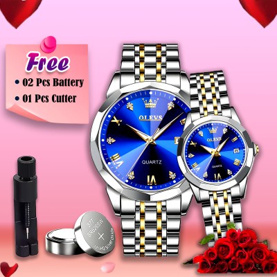 Couple Watch by Olievs Stainless Steel fashionable